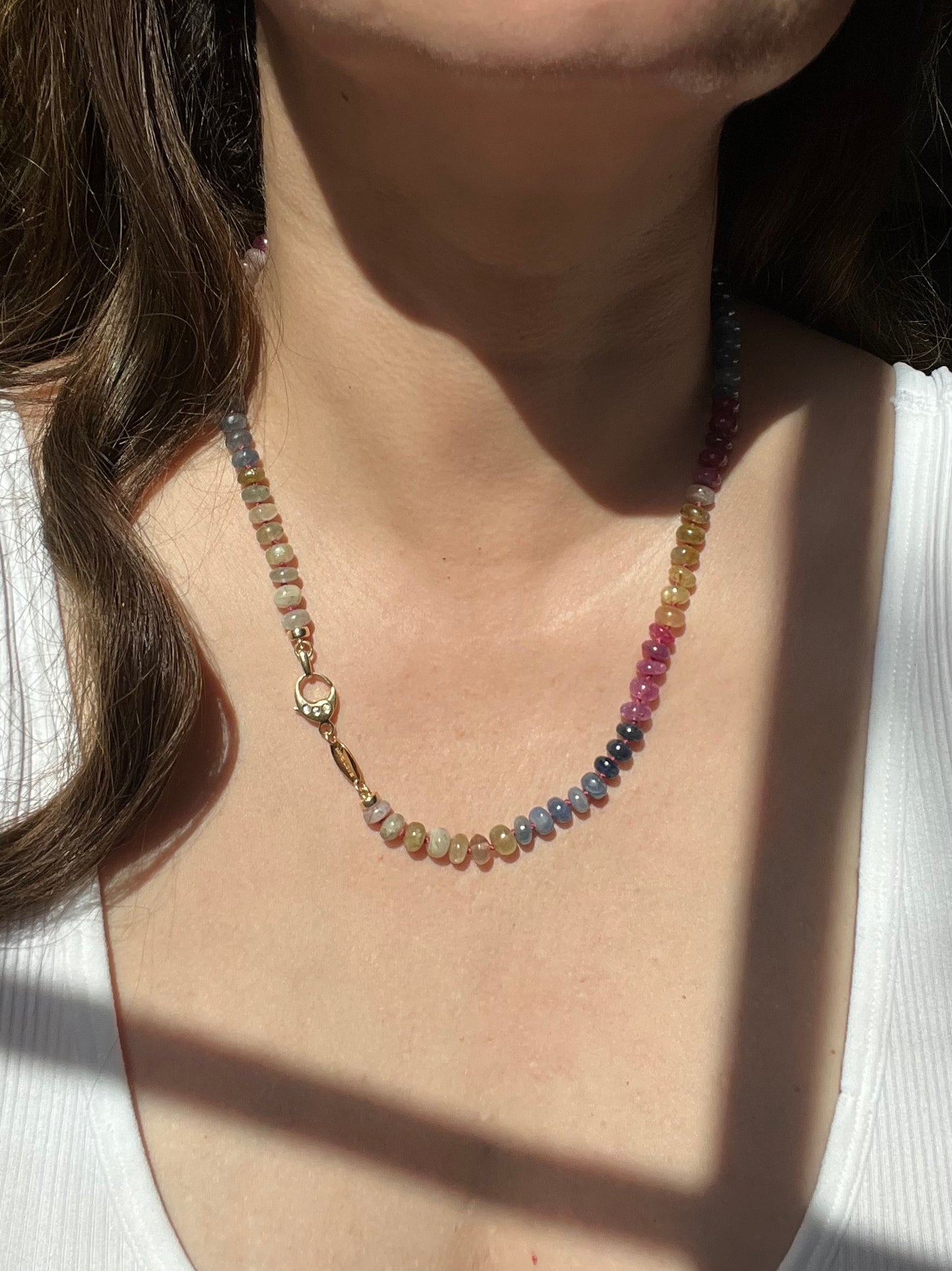 Multi Sapphire Necklace